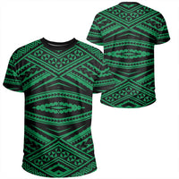 Polynesian Tatau Green T Shirt Unisex Polyester - Polynesian Pride