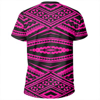 Polynesian Tatau Pink T Shirt - Polynesian Pride