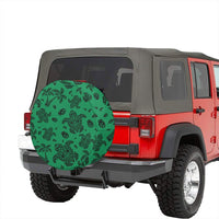 Polynesian Turtle Palm And Sea Pebbles Green Hawaii Spare Tire Cover - Polynesian Pride
