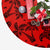 Polynesian Turtle Palm And Sea Pebbles Red Tree Skirt - Polynesian Pride