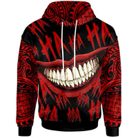 Polynesian Hoodie Funny Style Special Version Red Unisex Red - Polynesian Pride