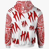 Polynesian Hoodie Funny Style Special Version White - Polynesian Pride