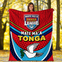 Tonga Mate Ma'a Rugby Premium Blanket Jersey LT6 - Polynesian Pride