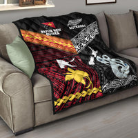 New Zealand And Papua New Guinea Premium Quilt Together - Black LT8 - Polynesian Pride