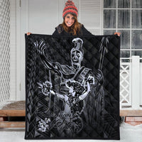 Hawaii Premium Quilt - King Of Hawaii With Hawaiian Girls White Version - Polynesian Pride