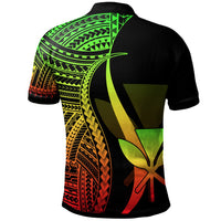 Hawaii Custom Polo Shirt Reggae Polynesian Tentacle Tribal Pattern - Polynesian Pride