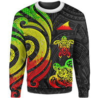 Tokelau Sweater - Reggae Tentacle Turtle Unisex Reggae - Polynesian Pride