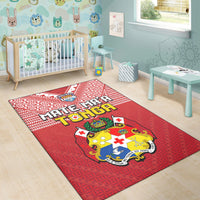 Tonga Rugby MMT Area Rug Ngatu Mate Maa Tonga Special LT13 - Polynesian Pride