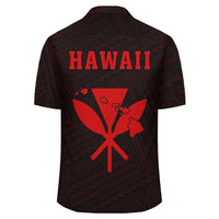 Kakau Polynesian Kanaka Map Hawaii Shirt - Red - Polynesian Pride