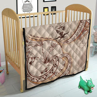 Solomon Islands Premium Quilt - Hibiscus Flowers Vintage Style - Polynesian Pride