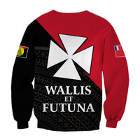 Sigave Chiefdom Wallis et Futuna Sweatshirt Polynesian Pattern and Flag LT13 - Polynesian Pride