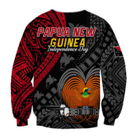 Papua New Guinea Sweatshirt Raggiana Birds Of Paradise Happy 47th Independence Day LT13 - Polynesian Pride