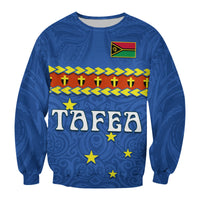 (Custom Personalised) Tafea Province Sweatshirt Vanuatu Pig Tusk Polynesian Flag Style LT14 - Polynesian Pride