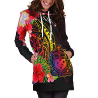 Samoa Hoodie Dress - Tropical Hippie Style - Polynesian Pride