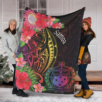 Samoa Premium Blanket - Tropical Hippie Style - Polynesian Pride