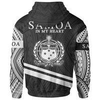 Samoa Hoodie In My Heart Style Polynesian Patterns - Polynesian Pride