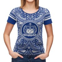 Samoa All T Shirt Samoa Coat Of Arms Polynesian Flag Color - Polynesian Pride