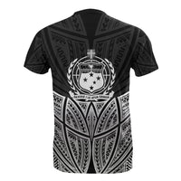 Samoa Polynesian T Shirt Black Pride Map And Seal - Polynesian Pride