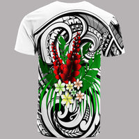 Samoa T Shirt Samoan Teuila Flower - Polynesian Pride