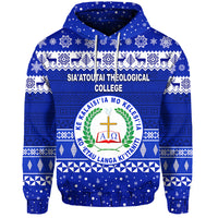 Custom Siaatoutai Theological College Christmas Hoodie Simple Style LT8 - Polynesian Pride
