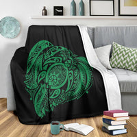 Simple Premium Blankets Green AH - Polynesian Pride