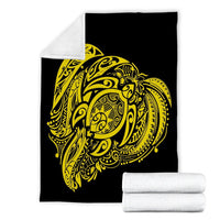 Simple Premium Blankets Yellow AH - Polynesian Pride