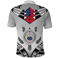 Samoa Black Saturday Polo Shirt Visual Arts LT9 - Polynesian Pride