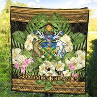 Solomon Islands Premium Quilt - Polynesian Gold Patterns Collection - Polynesian Pride