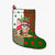 Hawaiian Santa Claus Mele Kalikimaka Kanaka Stocking - Red - Angus Style - AH 26 X 42 cm Christmas Stocking Red - Polynesian Pride
