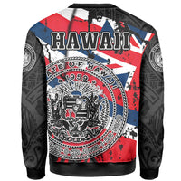Hawaii State Crewneck Sweatshirt My Blood - Polynesian Pride