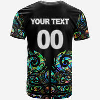 Custom New Zealand Rugby T Shirt Maori Fern Papua Shell style LT6 - Polynesian Pride
