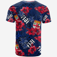 Fiji Hibiscus T Shirt Hawaii Style No.2 LT6 - Polynesian Pride
