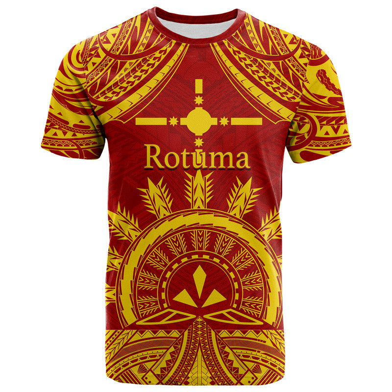 Rotuma Fiji Bula T Shirt LT6 Red - Polynesian Pride
