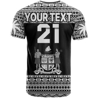 (Custom Text and Number) Fiji Rugby Sevens T Shirt Simple Style LT9 - Polynesian Pride