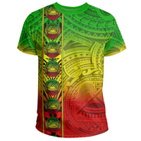 American Samoa T Shirt Rasta Life Style - Polynesian Pride