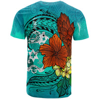 Tonga T Shirt Tropical Flowers Style - Polynesian Pride