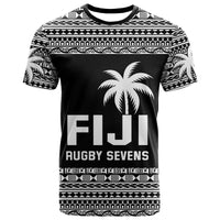 (Custom Text and Number) Fiji Rugby Sevens T Shirt Simple Style LT9 Blue - Polynesian Pride