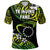 TE INUINU FAMZ Cook Islands Rugby Polo Shirt Unique Vibes Green LT8 Unisex Green - Polynesian Pride