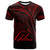 Tokelau T Shirt Red Color Cross Style Unisex Black - Polynesian Pride