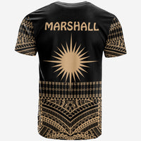 Marshall Islands T Shirt Best Tattoo Version Golden LT13 - Polynesian Pride