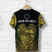 Cook Islands Pattern T Shirt Always In My Heart LT13 - Polynesian Pride