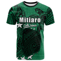 Custom Cook Islands T Shirt Mitiaro LT6 Unisex Green - Polynesian Pride