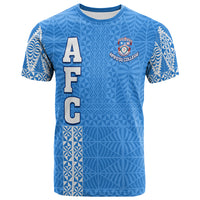 Custom Apifoou College T Shirt Tongan Pattern AFC Lovers LT13 - Polynesian Pride
