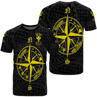 Kanaka Polynesian Iron Circle T Shirt LEMC AH Unisex Black - Polynesian Pride