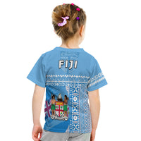 Fiji Dreamy T Shirt Kid Tapa Pattern LT13 - Polynesian Pride