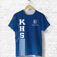 Custom Kailua High School T Shirt KHS Hawaii Pattern LT13 - Polynesian Pride