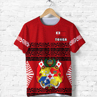 Tonga T Shirt Tongan Pattern LT13 Unisex Red - Polynesian Pride