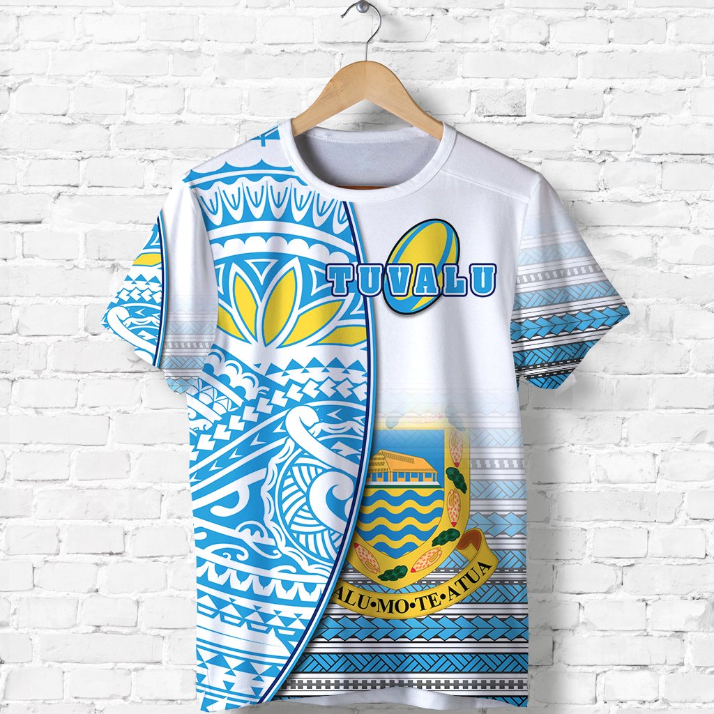 Tuvalu Rugby T Shirt Special Unisex Blue - Polynesian Pride