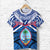 Custom Guam Rugby T Shirt Spirit Unisex Blue - Polynesian Pride