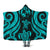 Tonga Hooded Blanket - Turquoise Tentacle Turtle Hooded Blanket Turquoise - Polynesian Pride